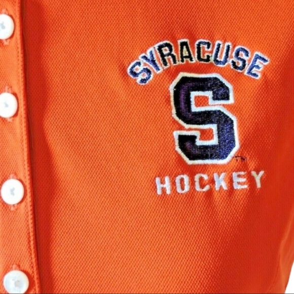 Nike Golf Tech Pique Polo Shirt Syracuse Hockey M - Picture 6 of 9